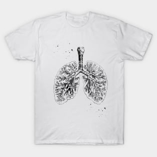 Anatomical Lungs T-Shirt